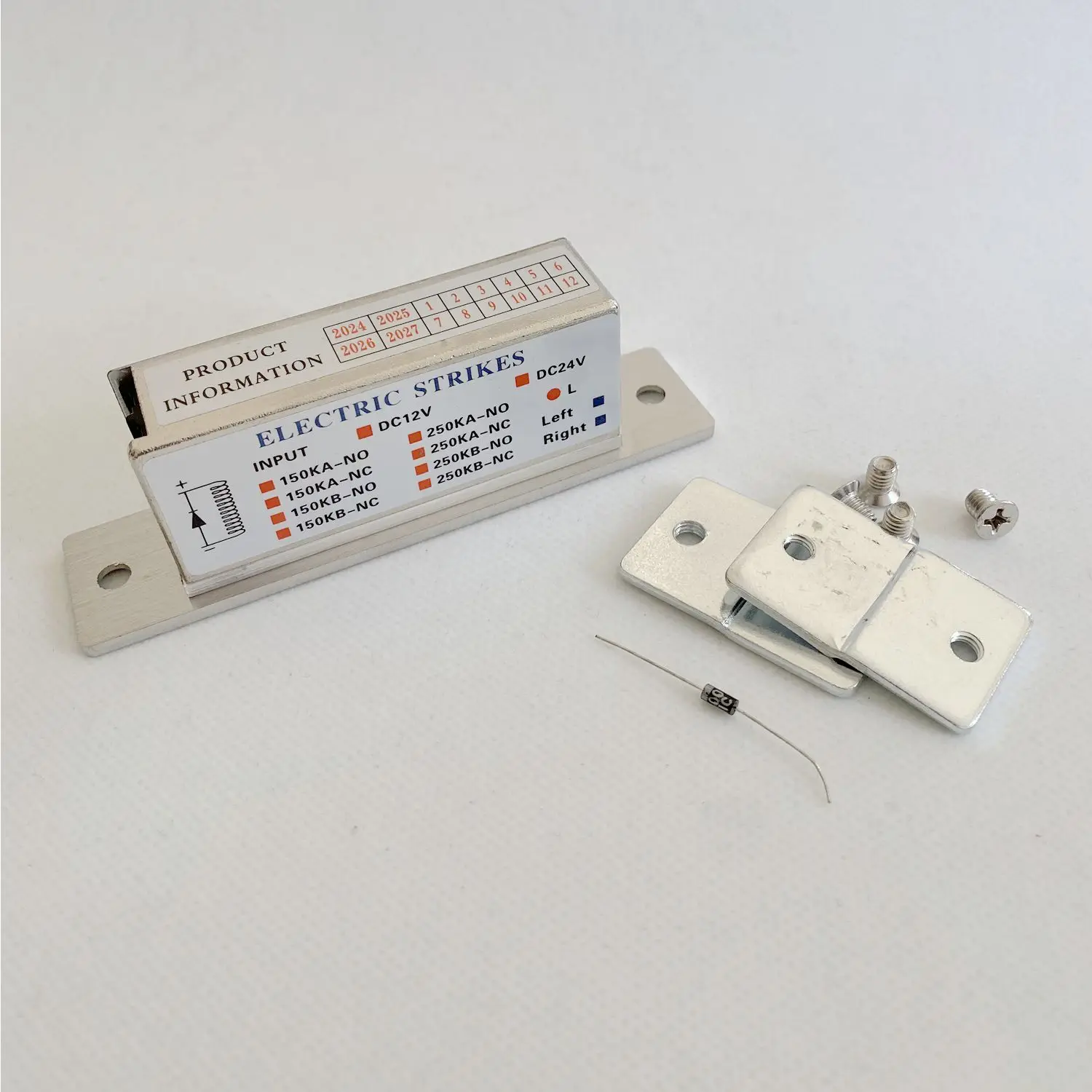 12V Adjustable Electric Strike Lock Fail Secure NC NO Electric Door Lock for Access Control System