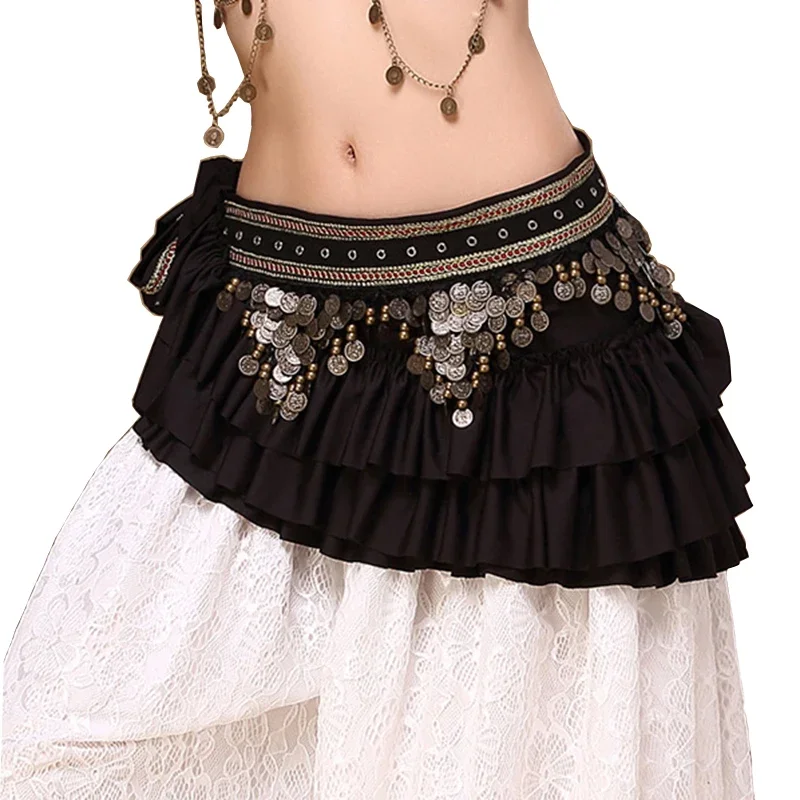 

New Women Belly Dance Costumes Hip Scarf Wrap Belt Skirt Tribal Bellydance Clothes Gypsy Costume Belt Hip