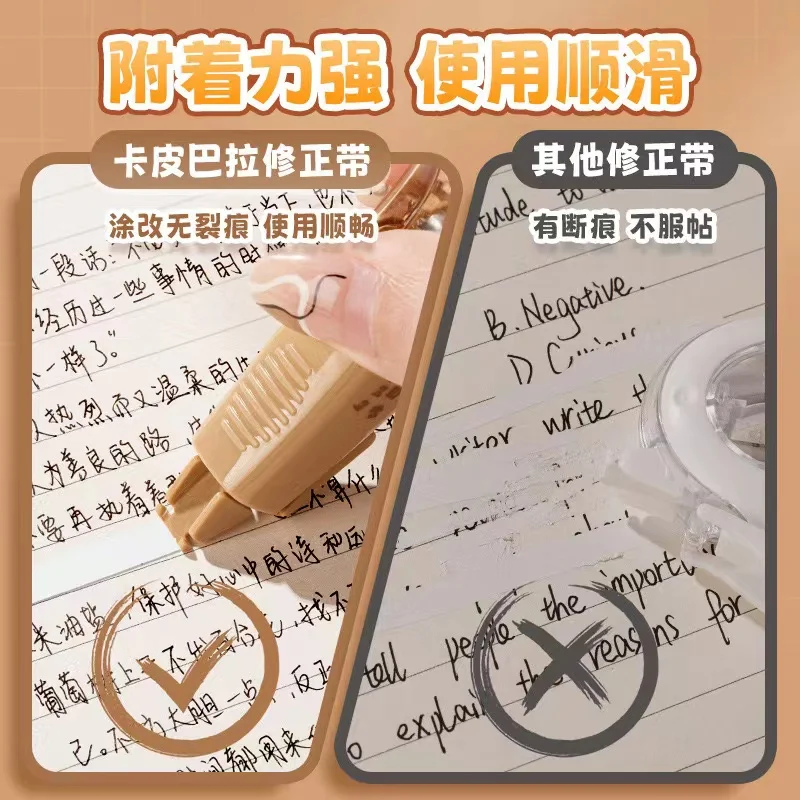 kawaii Aesthetic stationery back to school supplies capybara correction tape corrector school accessories equipment Cute things