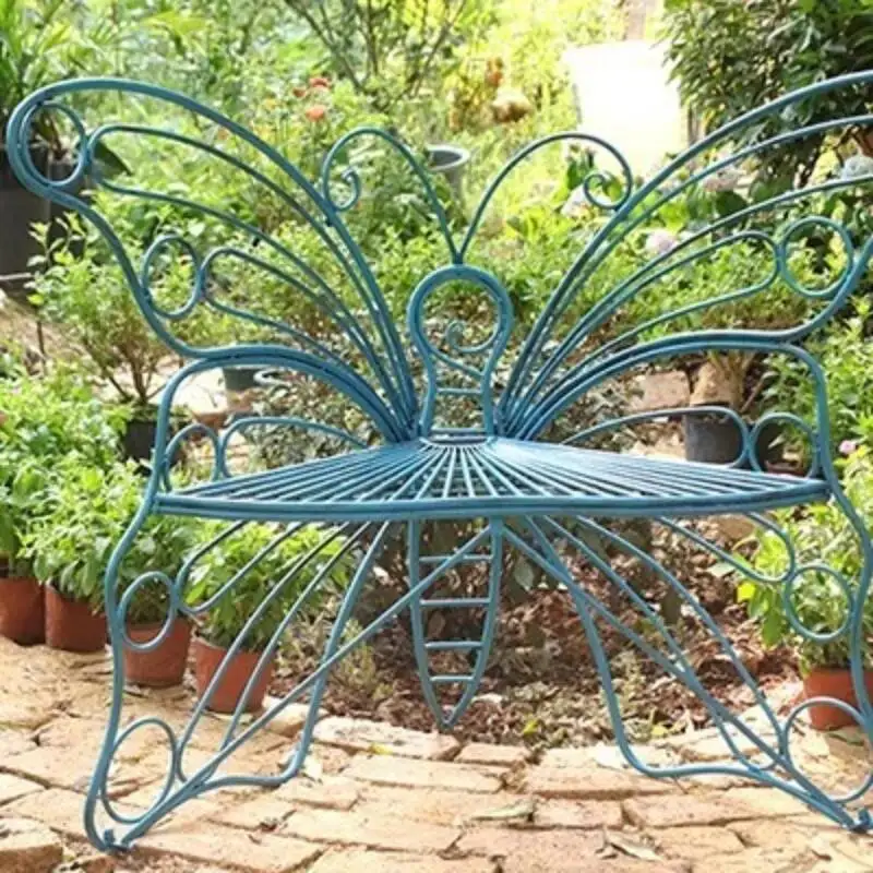 

Chair Iron Butterfly Courtyard Outdoor for Home Use, Outdoor Garden Balcony, Leisure Chair, Homestay, Creative Decorative Chair