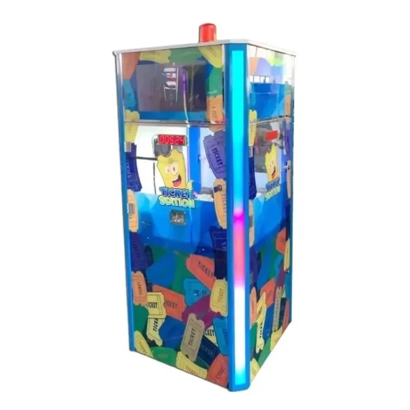 AMA Entertainment Redemption Eater Lottery Printing Arcade Ticket Counter Coin Operated Games Machine