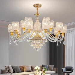home decorationPendant lights, luxury crystal living room chandelier, dining room Pendant lamp, ceiling light, indoor lighting