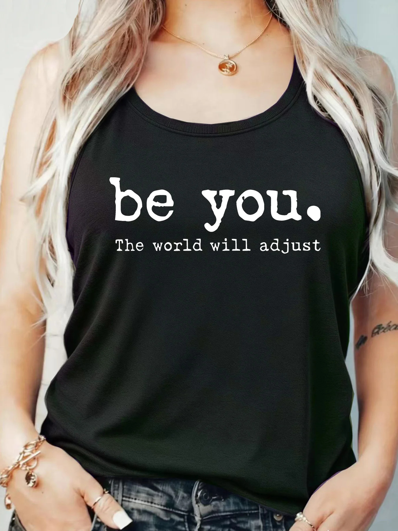 

Loose Fit Printed Pocket T-Shirt for Women with Ribbed Collar round Neck 1-8XL plus Size Comfortable Casual Vest