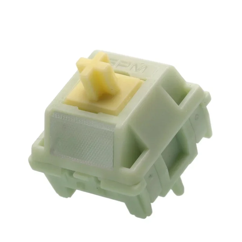 Interruptores mecánicos HMX Gravel V2, tipo lineal, 45 g, prelubricados, con conector de 5 pines y vástago de POM, para teclados personalizados y juegos MX.