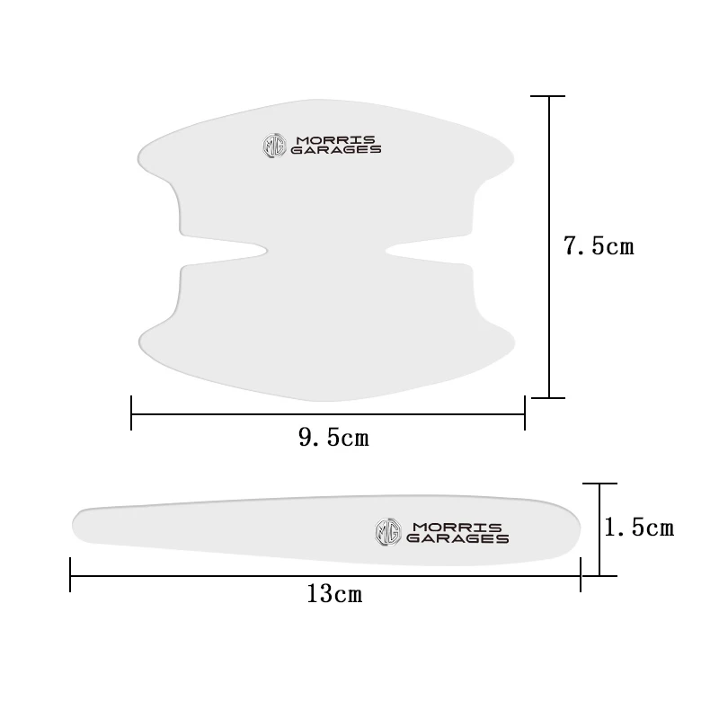 مقبض باب السيارة السلطانية ملصقات مرآة الرؤية الخلفية المضادة للتصادم حماية قطاع ل MG HS ZS MG3 MG5 Rx5 MG4 GT ZST MG6 MG7 GS ZX #6