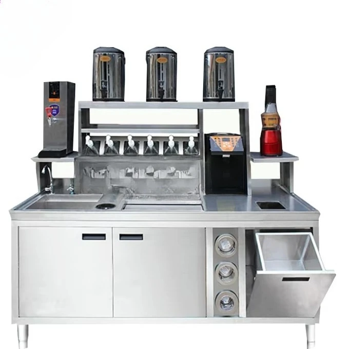 

Commercial lemonade machines and milk tea workstations
