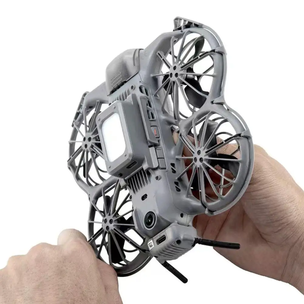 Heightened Luminous Landing Gear For DJI Neo2 Rechargeable LED Navigation Light Quick Release Collision Avoidance Drone Parts