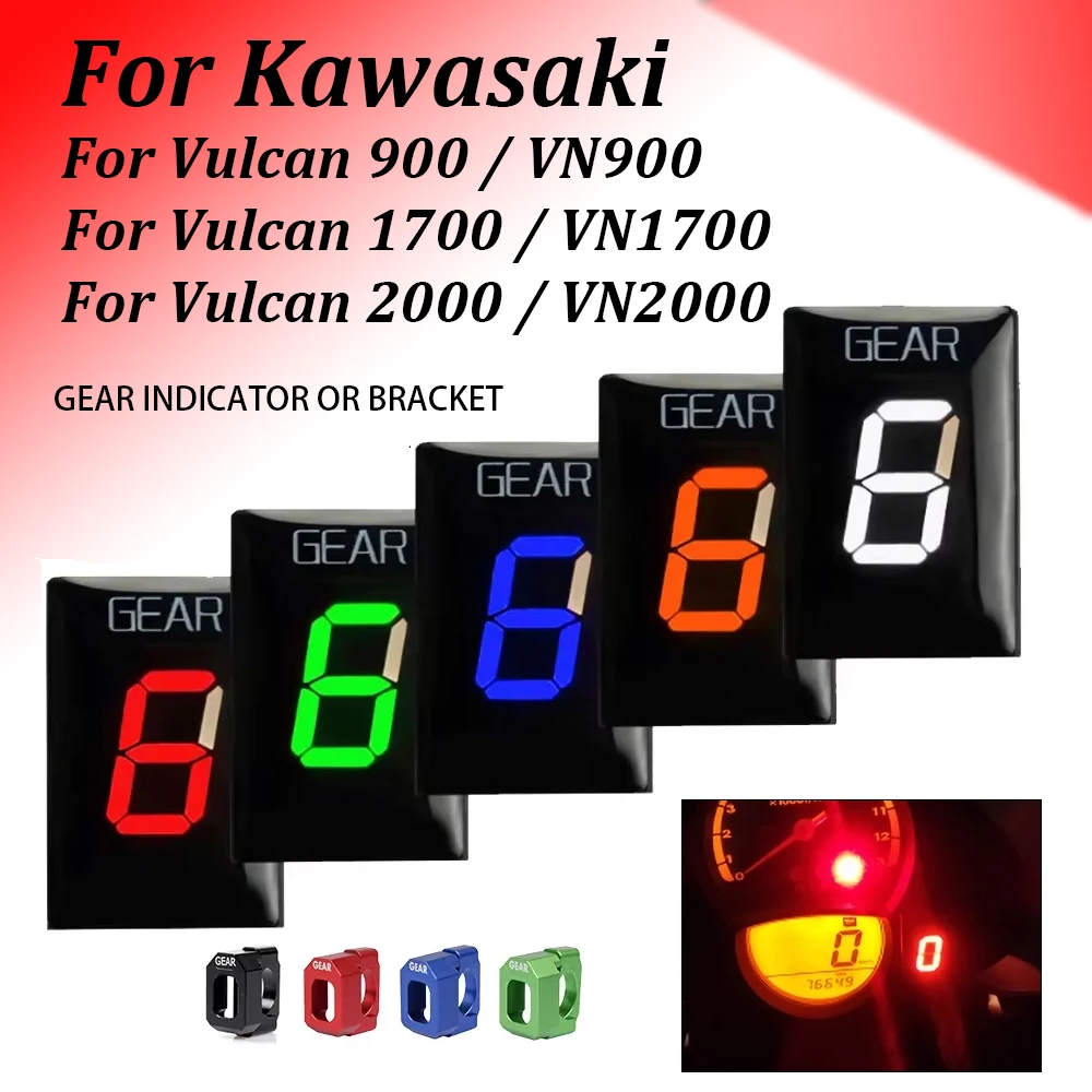 For Kawasaki Vulcan 900 Vulcan 1700 Vulcan 2000 VN 900 Motorcycle Accessorie Gear Indicator Gear Counter Display Speed Report