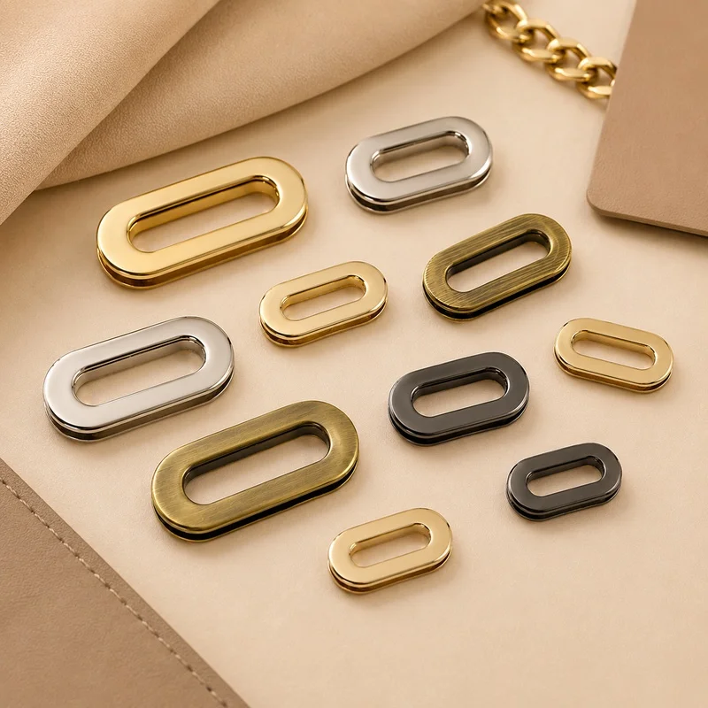 

4/10/20Pcs 18-38mm Metal Oval Eyelets Screw Grommet Rings for Leather Bag Strap Shoes Clothes Decoration Hardware Accessory Kit