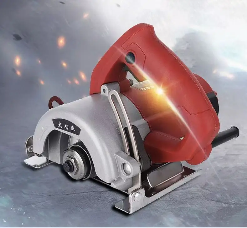 High Power DIY Industrial 1900W Electric Circular Saw 3-Year Warranty-Portable for Marble Ceramic Tile Wood Stone Steel Cutting