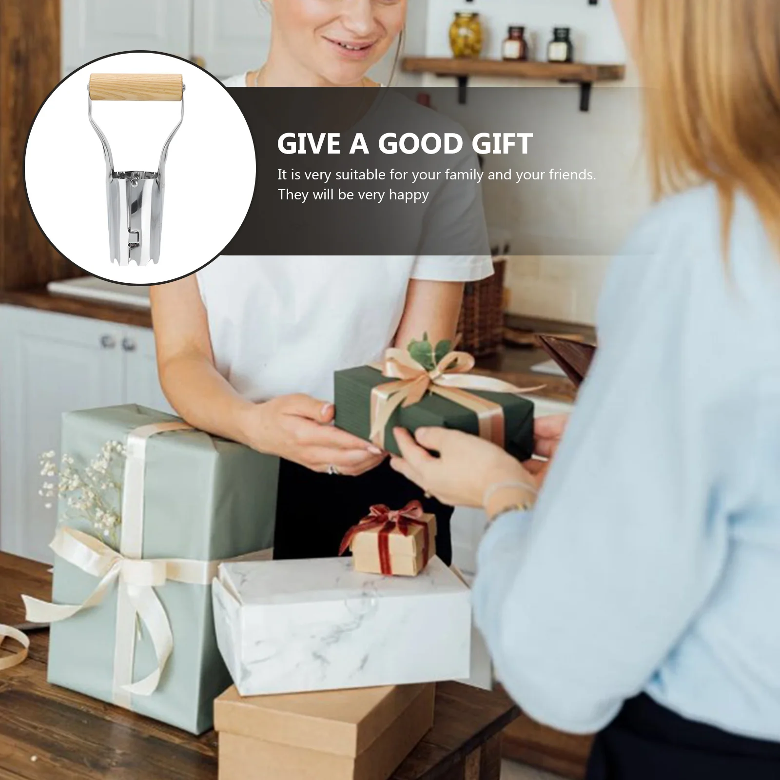 

Transplanting Tube Wooden Handle Garden Hand Tools For Flower Vegetable Planting Stainless Steel Transplanter Cylinder Gardening