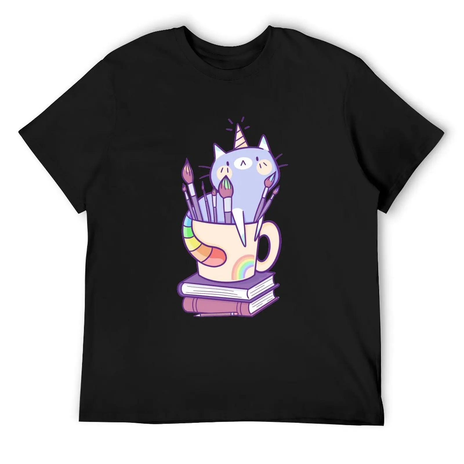 Caticorn Artist T-Shirt anime stuff cute clothes essential t shirt luxury clothes men