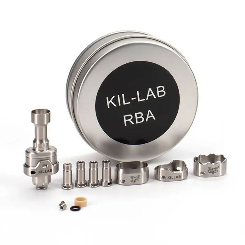 

YC KILLAB RBA Bridge Set for SXK BB Mod Billet Box Vapor Boro Tank with 1.2mm/2.0mm/mm/2.5mm/3.0mm/3.5mm Air Pins and 4 Rings