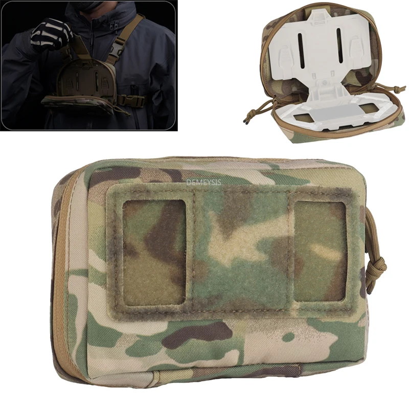 التكتيكية مول الحقيبة الهاتف للطي الملاحة مجلس مزدوجة سستة في الهواء الطلق الصيد الادسنس الغبار الهاتف المحمول حقيبة واقية