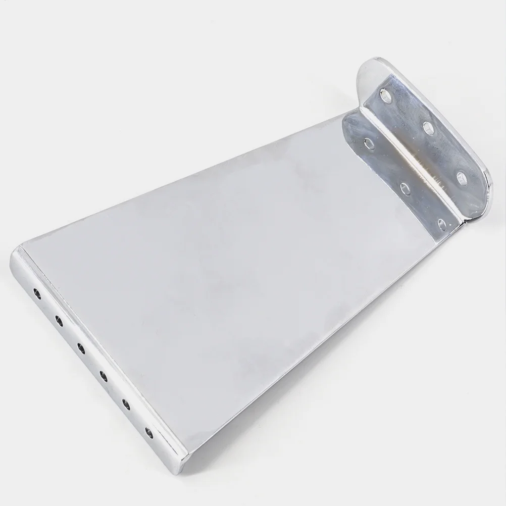 

Guitar Bridge Tailpiece 6 Strings Metal for Jazz Electric Acoustic Replacement Part Strong Sturdy Build High Performance