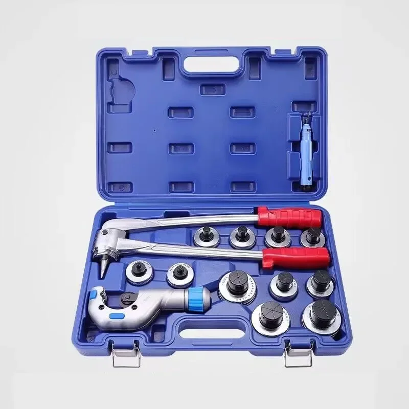 CT-100AL Рычажный тип Ручной расширитель Медный трубный расширитель Набор инструментов Ручной кондиционер Расширение медной трубки (10-42 мм) CT-100AL Рычажный тип Ручной расширитель Медный трубный расширитель Набор инструментов Ручной кондиционер Расширение медной трубки (10-42 мм)