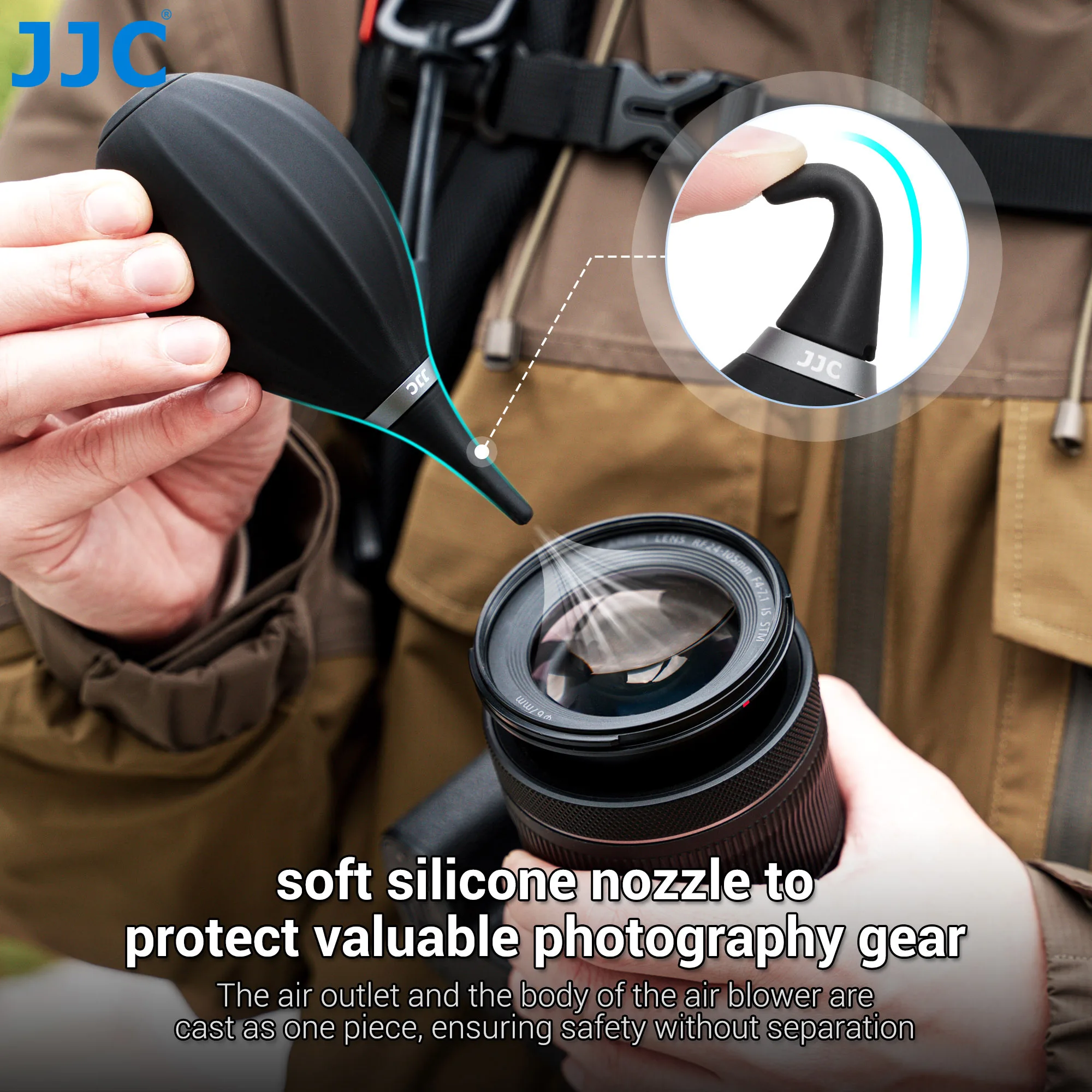 JJC Zachte Tip Sterke Luchtblazer Blaster Cleaner voor DSLR Camera CCD CMOS Sensor LCD Mirrorless Sensor Lamp Blower voor Digitale