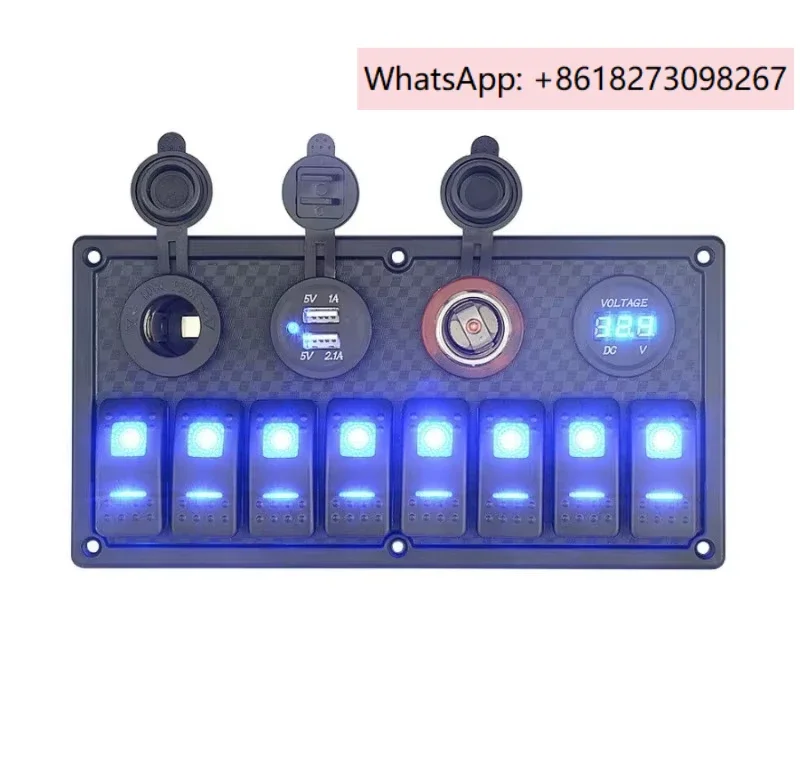 

OK Marine switch yacht waterproof rocker panel four position six position eight position speedboat switch panel RV switch panel
