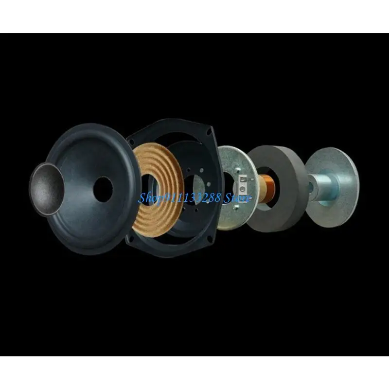 

G88D 5.25" Speaker Unit Immersive Sound Subwoofer Full Frequency 87dB+3dB High Sensitivity 5.25inch Speaker