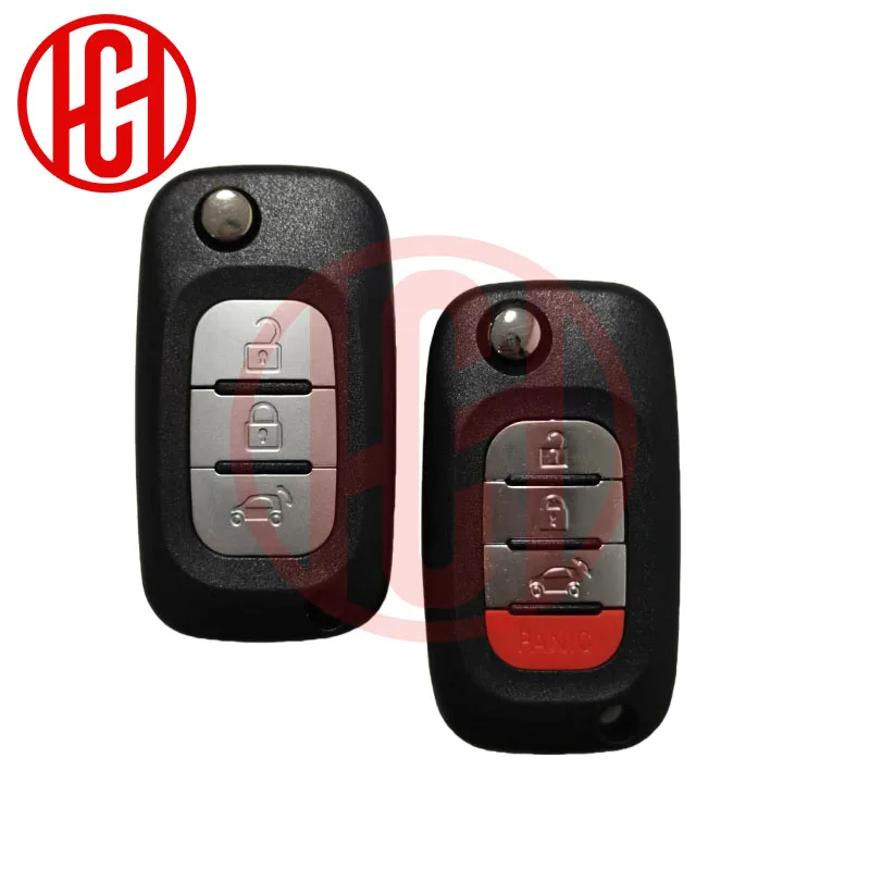 3/4 Buttons Remote Car Key Shell Case Cover Fob For Mercedes Benz Smart Fortwo 453 Forfour 2015 2016 2017 Folding Key