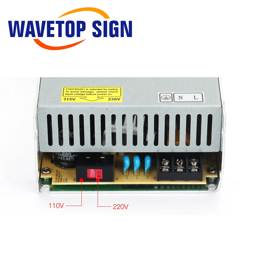 Imagem -05 - Wavetopsign-fonte de Alimentação de Comutação com Saída de Energia 24v15a 15v5a 5v5a Saída Tripla para Máquina de Marcação a Laser