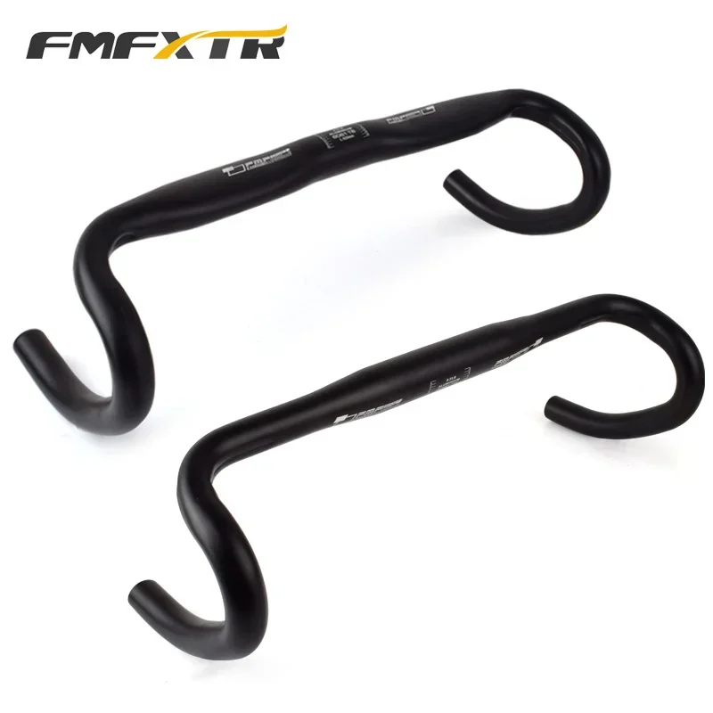 FMFXTR Cycling Road Mountain Racing Bike Handlebar Drop Bar for Bicycle Accessories Aluminum Alloy Ultralight 31.8*420mm CN;GUA