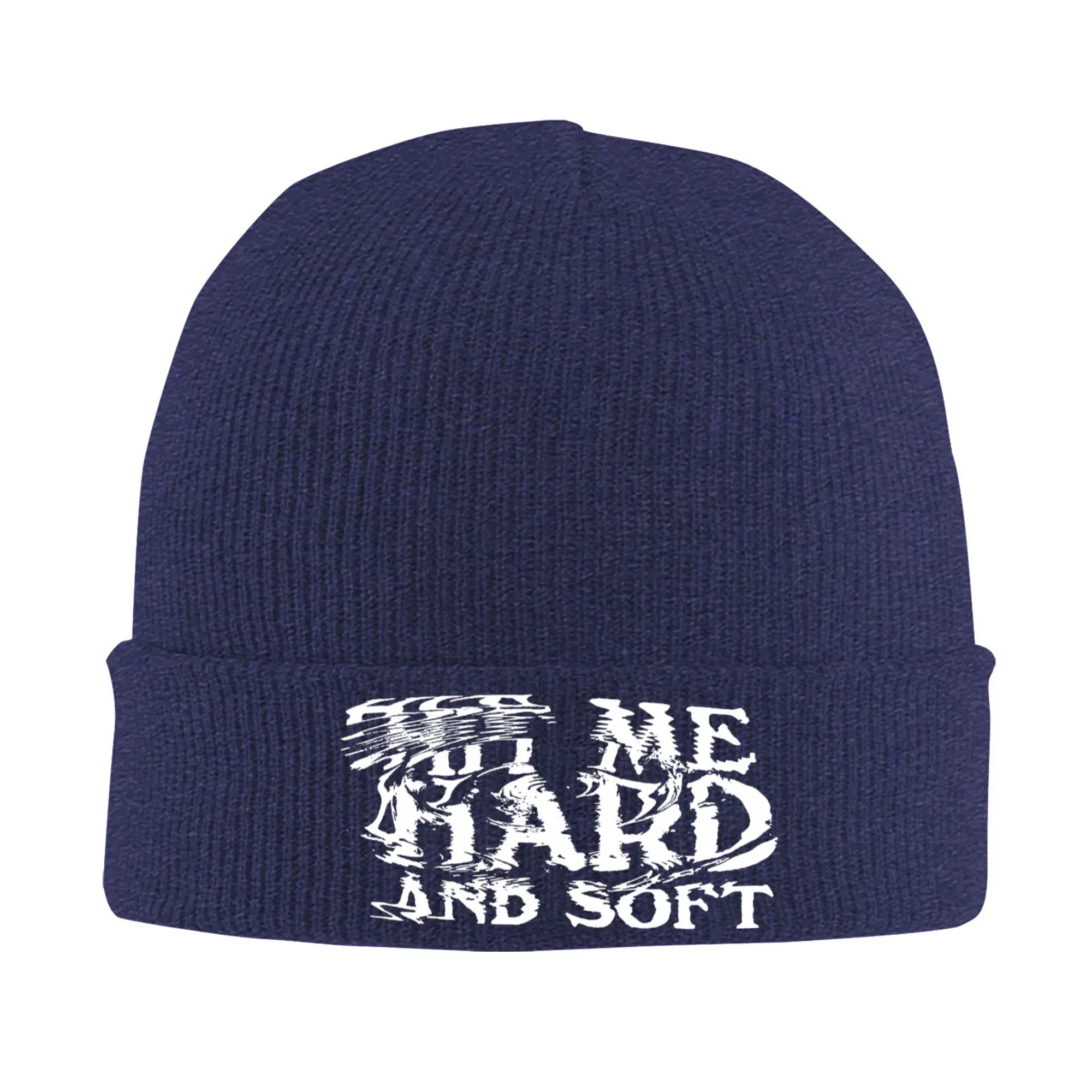 Hit Me Hard and Soft Knitted Hat Beanies Autumn Winter Hats Warm Unisex  New Cap Men Women Gifts