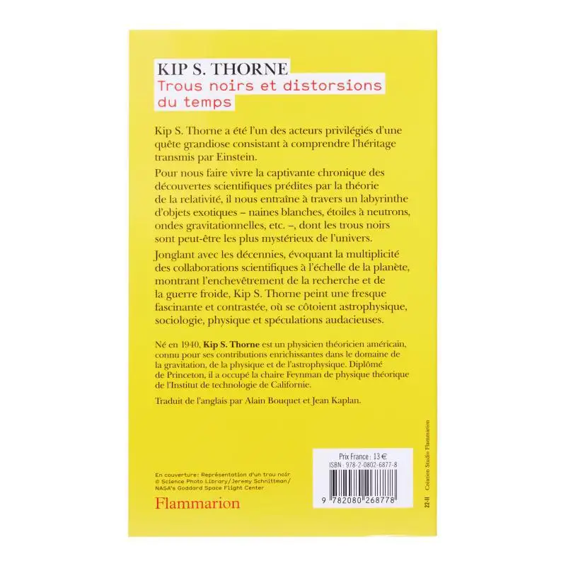 시간의 흔들림과 왜곡 킵 시턴 플라마리온 9782080268778 도서