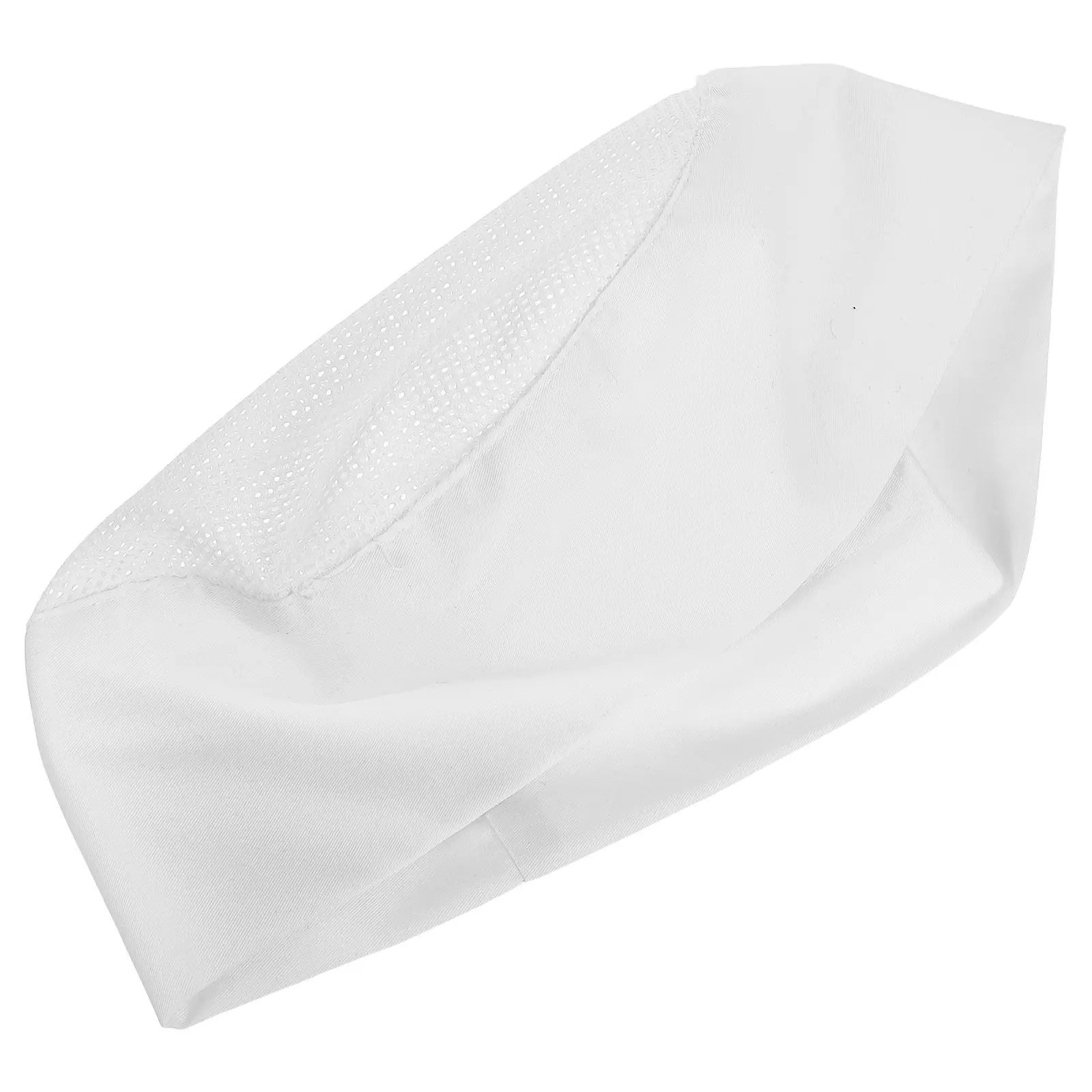 Cappello da Chef Bianco in Rete Traspirante, Taglia Unica Regolabile con Chiusura a Strappo, Berretto Rinfrescante per Chef Professionisti e Cucina