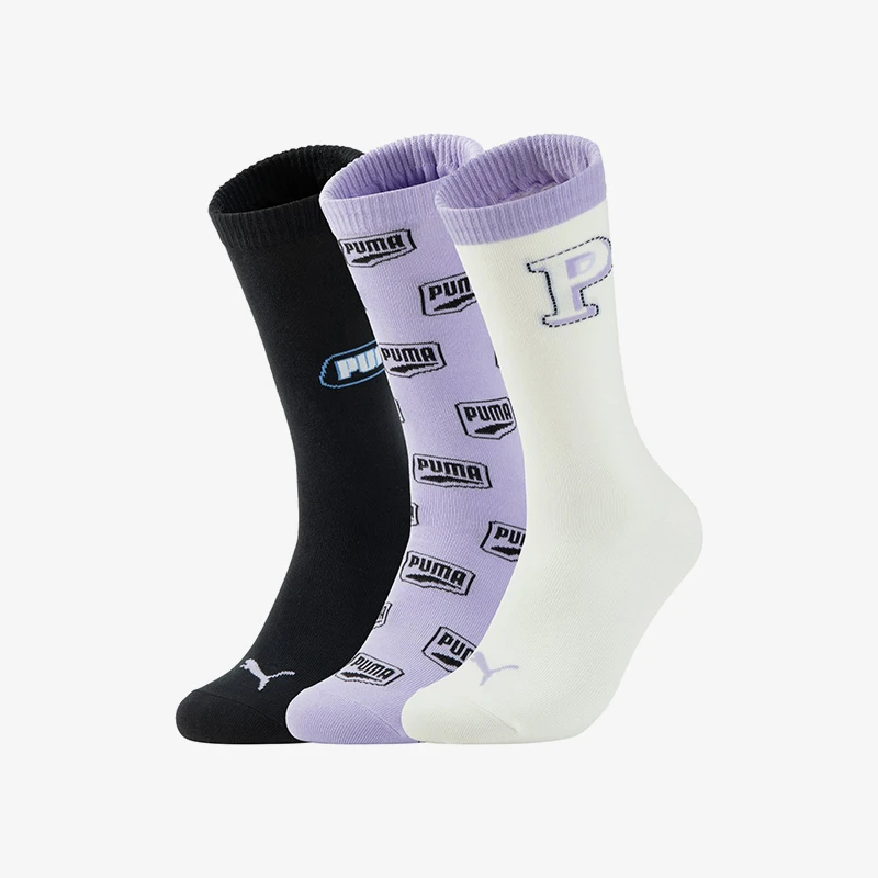 

Puma Genuine 2024 New Unisex Breathable Mid-length Socks 3-Pack 938418-02