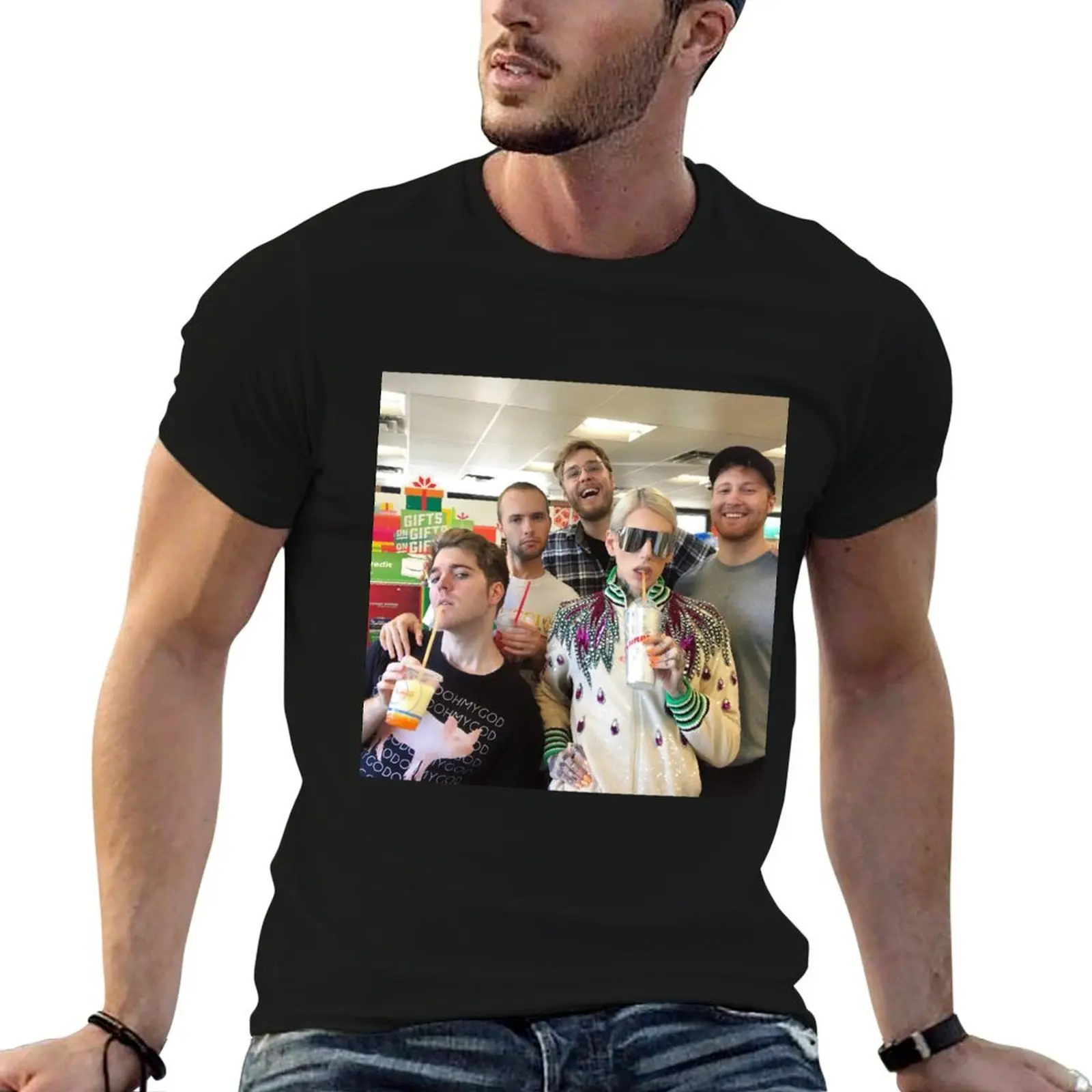 

Shane's squad T-Shirt man t shirts graphic black cotton t-shirt plain for man package T-Shirt