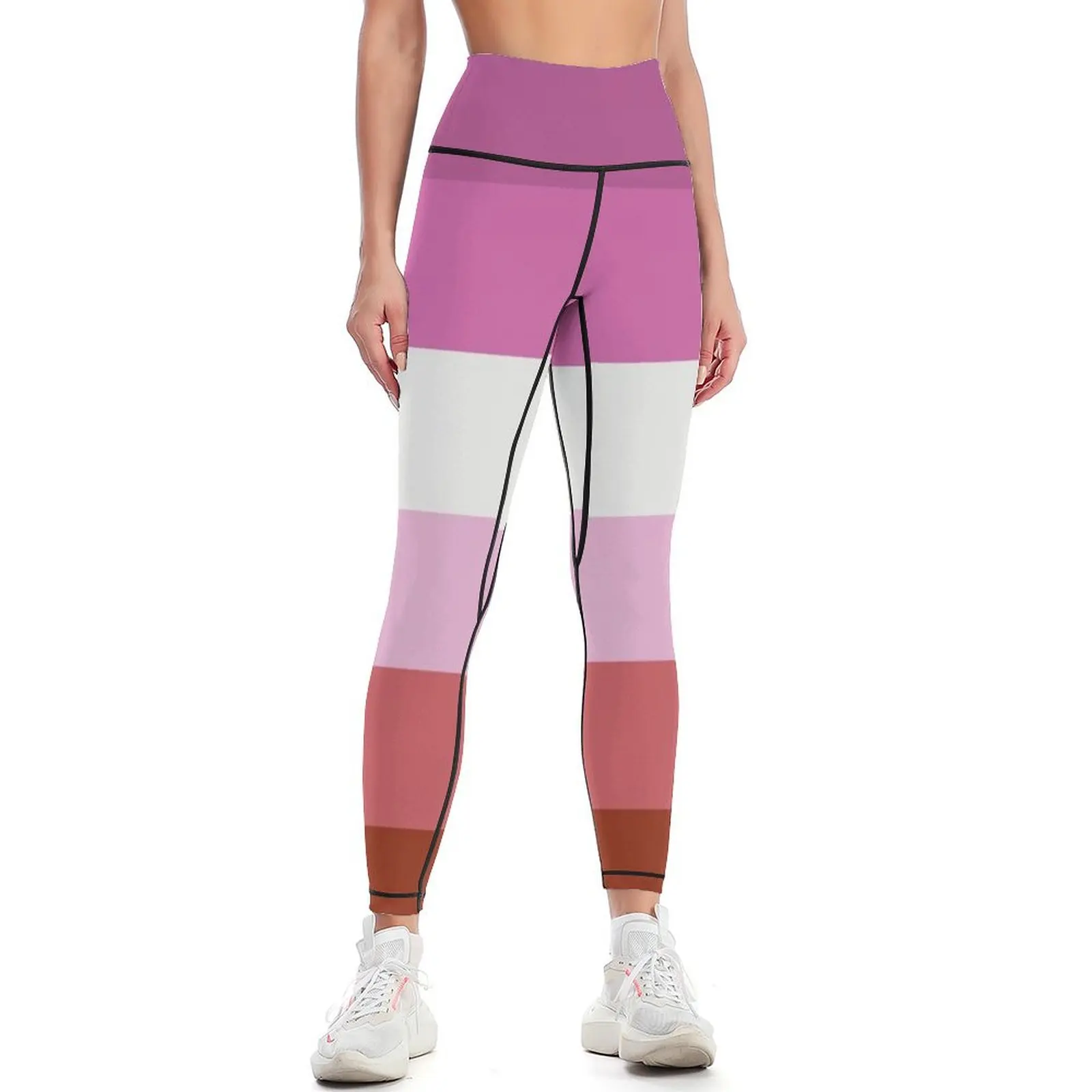 

Lesbian Flag Leggings Women's sports Sports pants for Sports female gym wear Womens Leggings