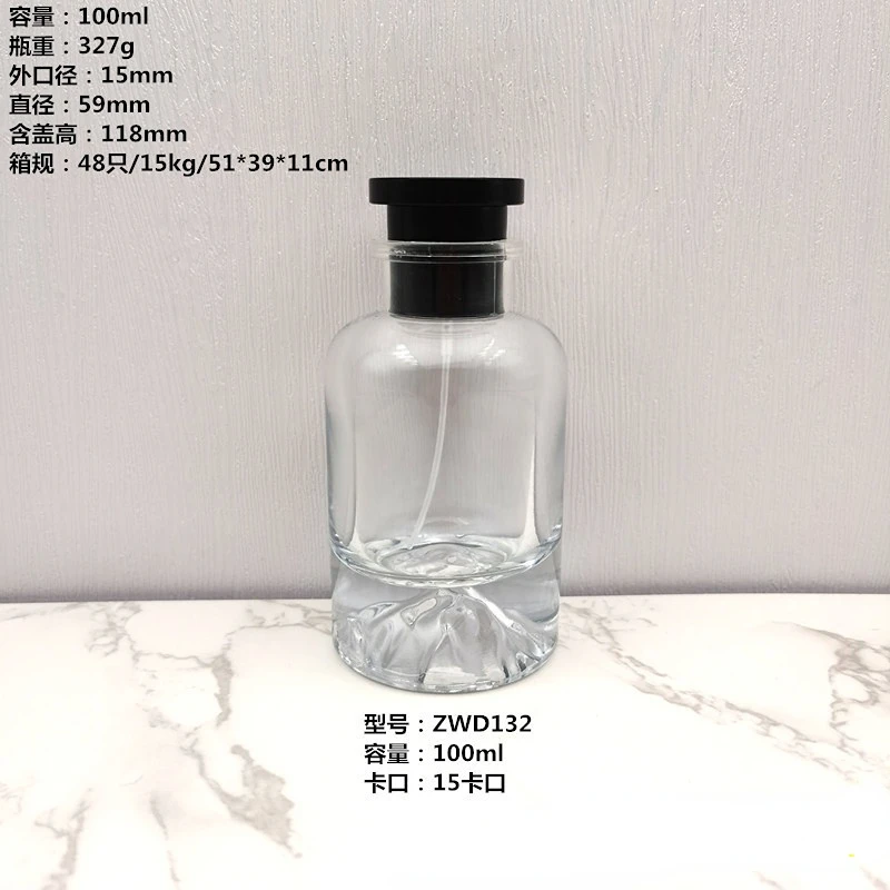 30/50/100ML okrągła czapka Premium perfumy oddzielna butelka Fine mgiełka do twarzy butelka o dużej pojemności wciśnięty perfumy butelki wielokrotnego użytku