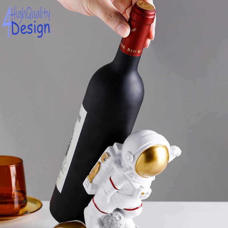 Nordic Creative Astronaut Wine Rack Bottle Holder Home Accessories Decoration Living Room Coffee Table Tv Cabinet Spaceman Shape