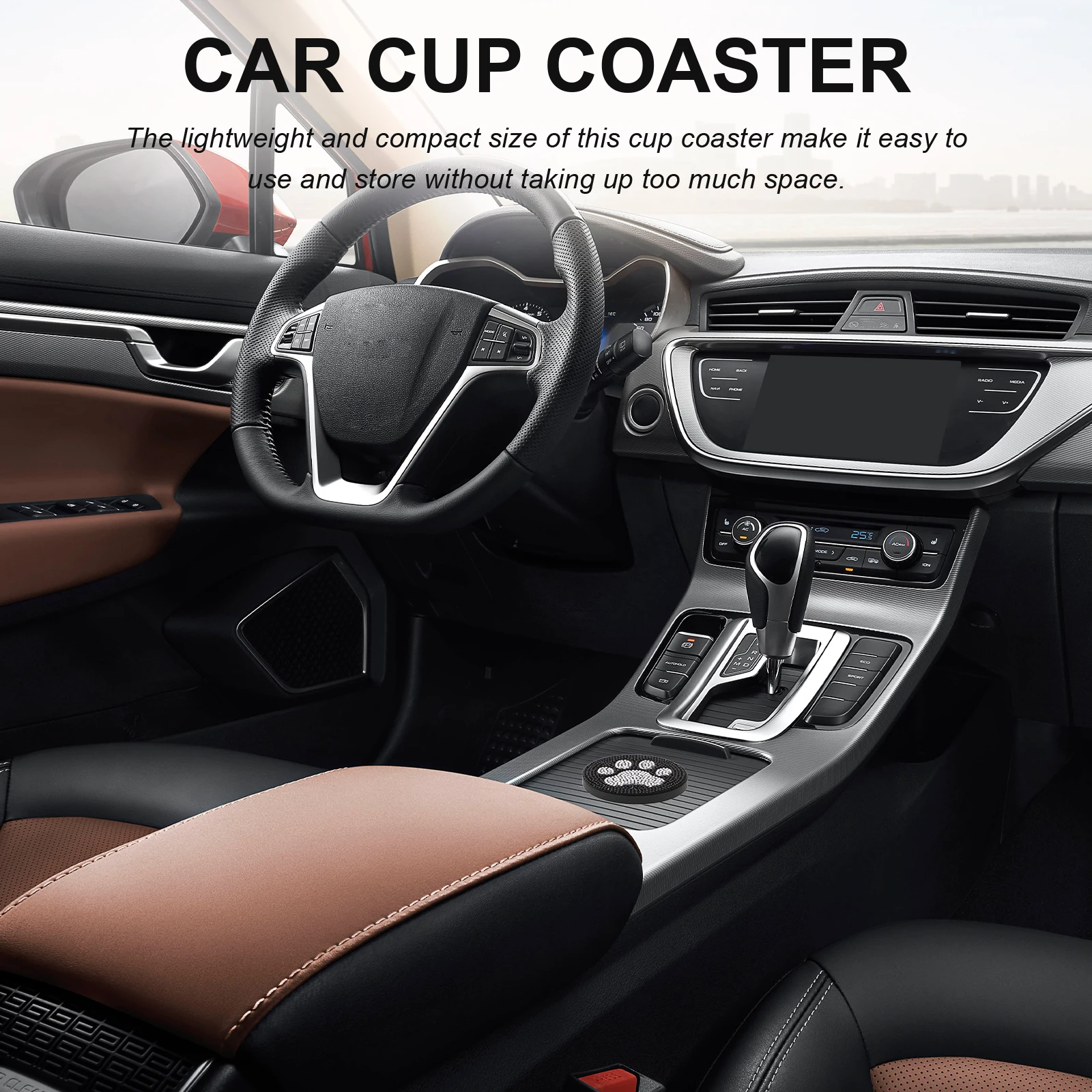 

Office Round Coasters Drinking Coaster Table Mat Car Cup Coaster For Car Cup Coasters Party Use