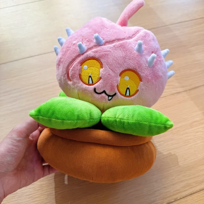 Jojo'S Bizarre Adventure Morioh Fat Cat Plant Kira Yoshikage Cute Potted Doll Figure Anime Desktop Decor Collectible