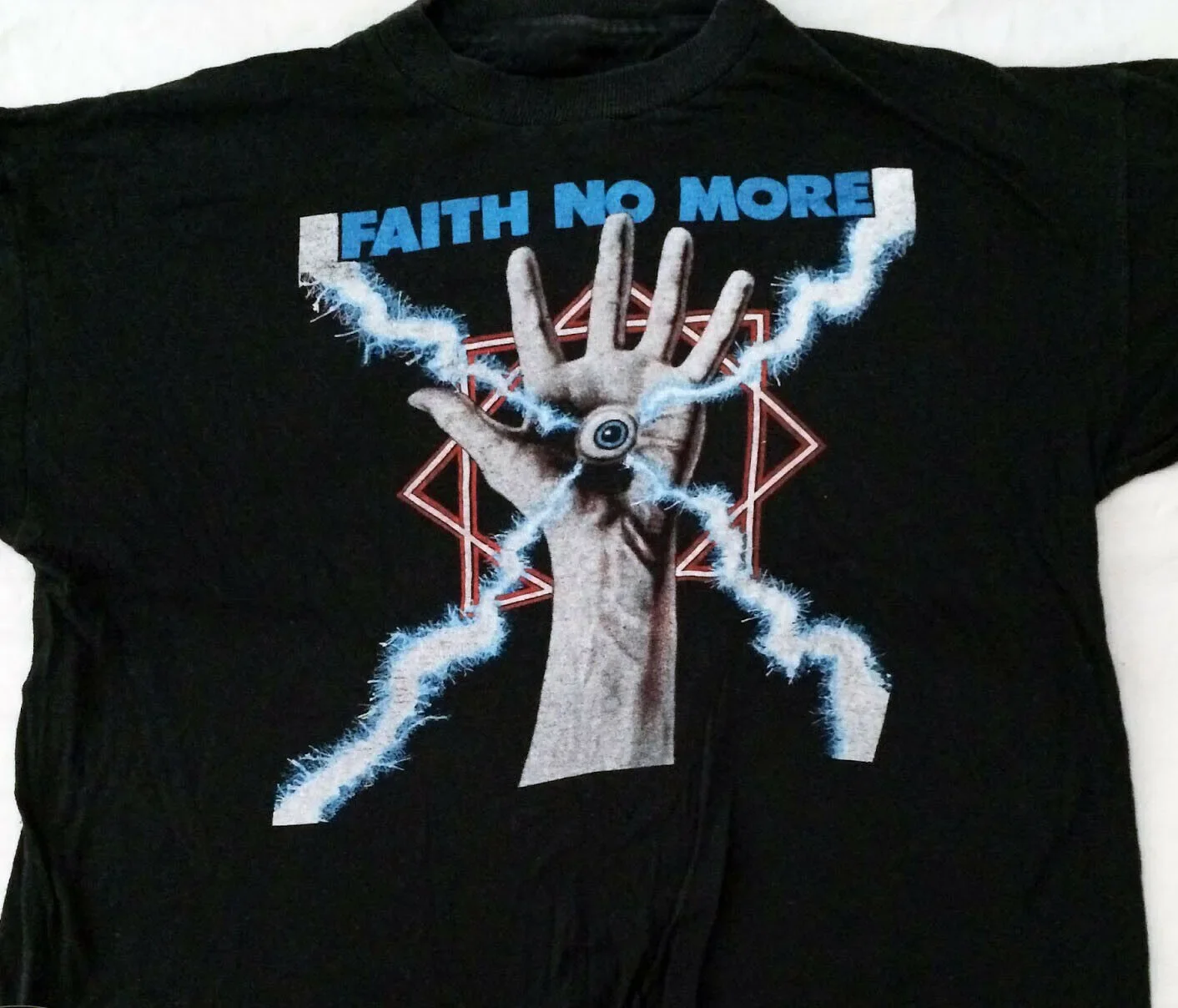 T-shirt Vintage Faith No More Album pour Homme, Noir, Coton, Unisexe, All Tan