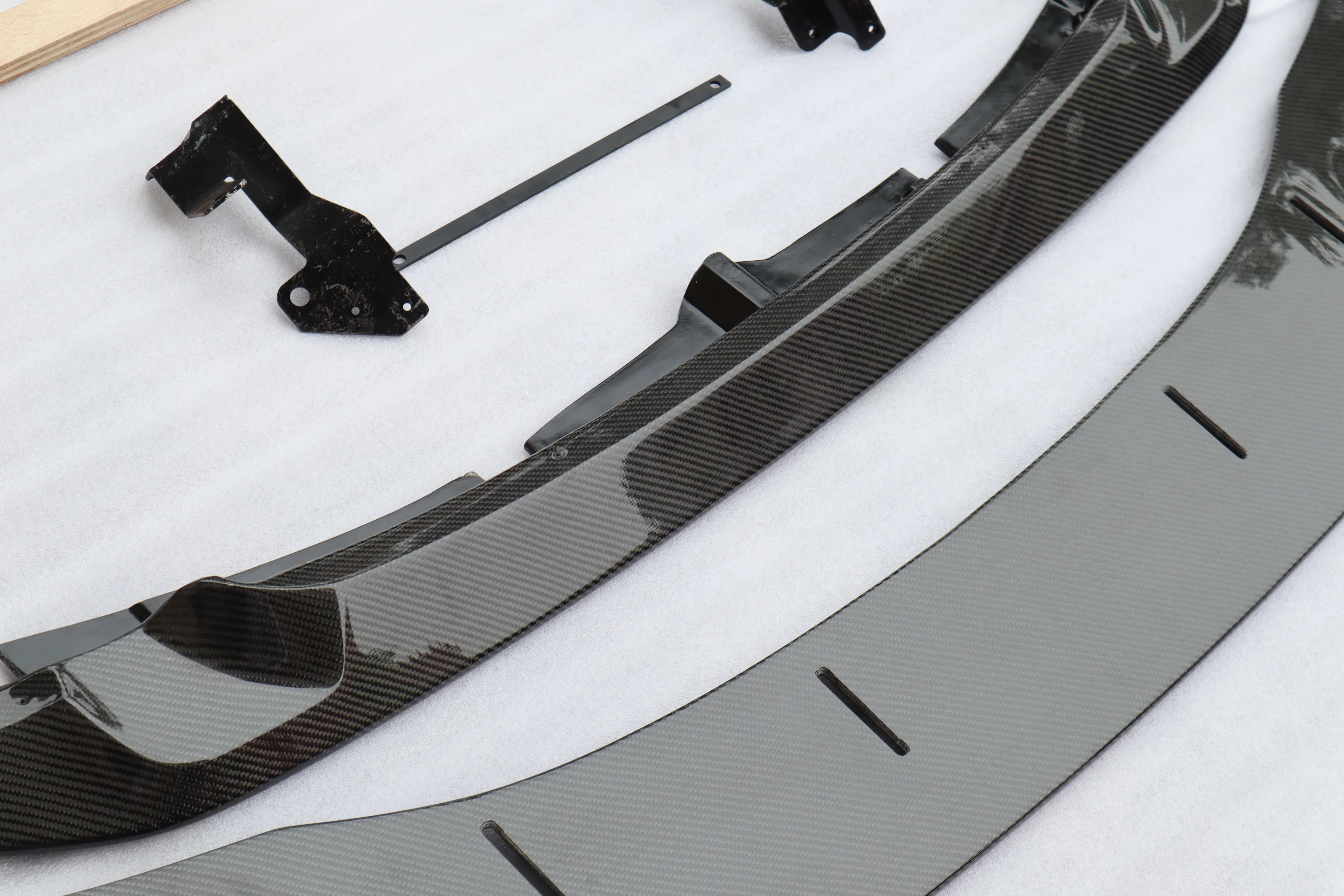 F80 M3/F82 M4 GTS Style Carbon Fiber Front Bumper Separator + Front Lip (2PCS) Perfect Fit