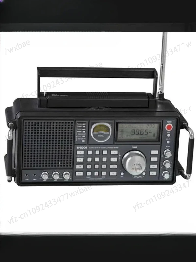 FM Stereo two-channel output high-end home radio  S-2000 full band ssb single sideband aviation band 99% new