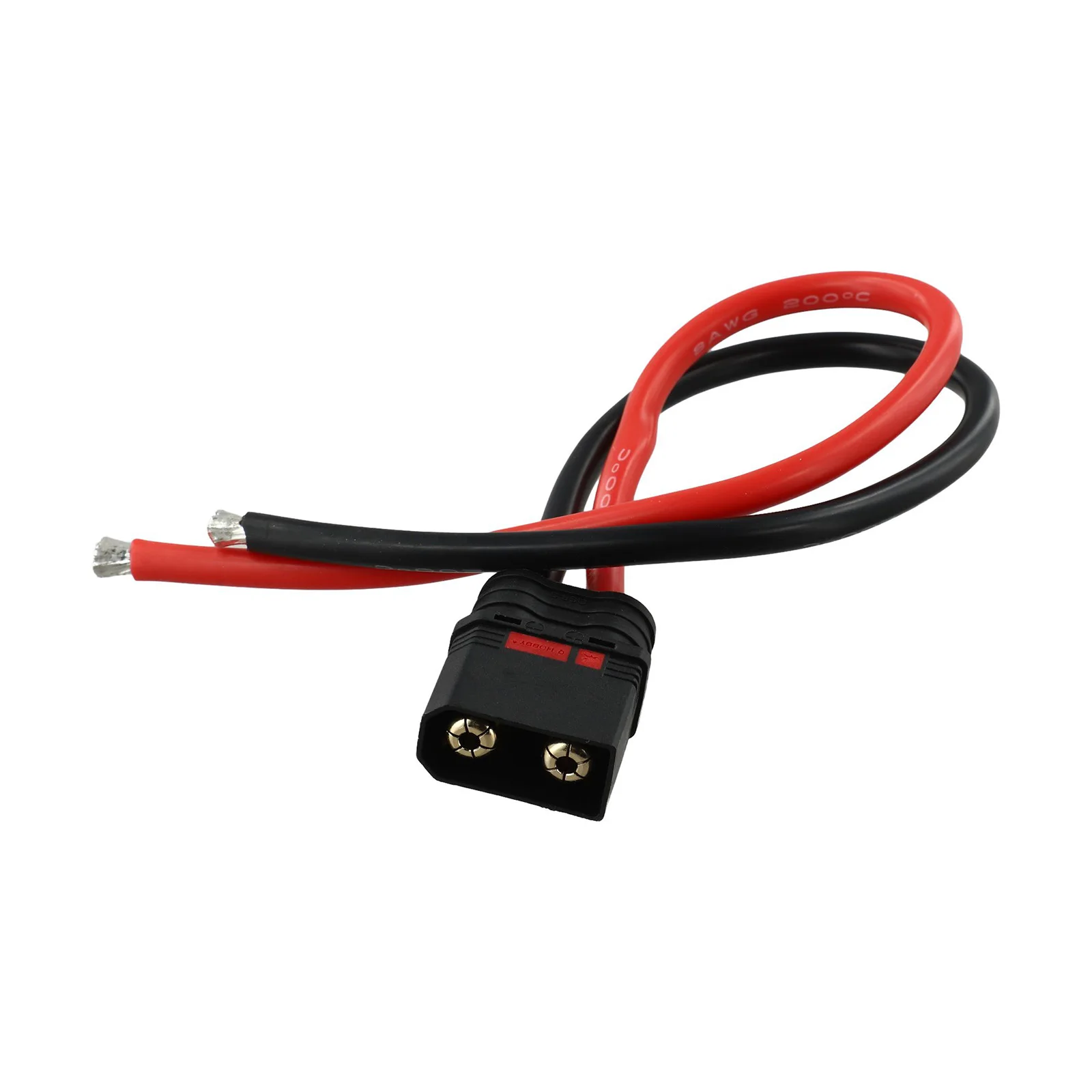 

Anti Spark Cable Connector Gold-Plated Copper 8AWG Silicone Cable 110A Continuous Current 5 Resistors For Safety