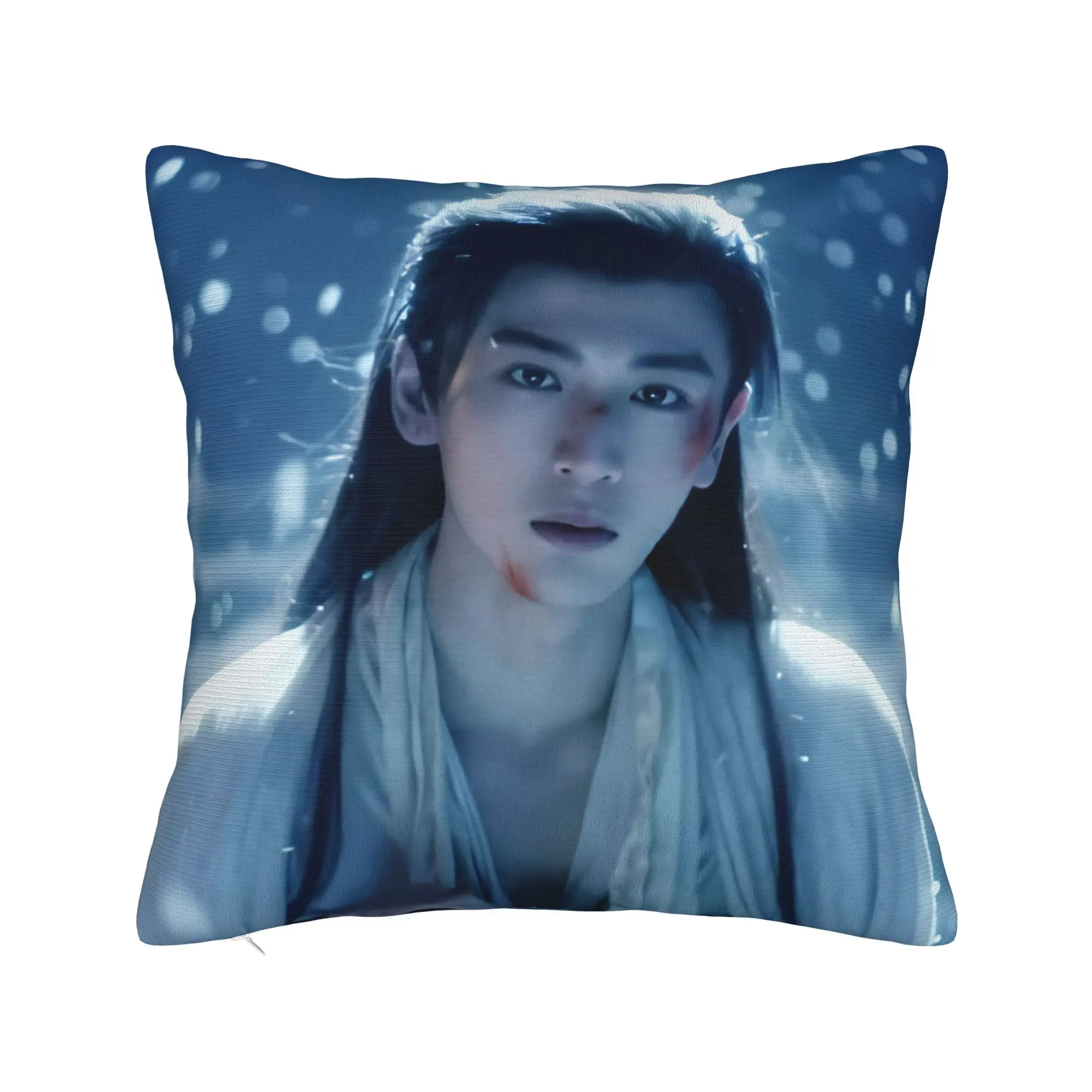 Pursuit of Jade Zhu Yu Square Pillow Case TV Drama 2026 Cushion Cover Creative Zipper Decor Pillowcase for Seat 18