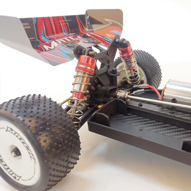 ABJL-Wltoys 104001 1/10 RC 자동차 탄소 섬유 섀시 자동차 바닥 충격 타워 보드 세트 업그레이드 부품 액세서리