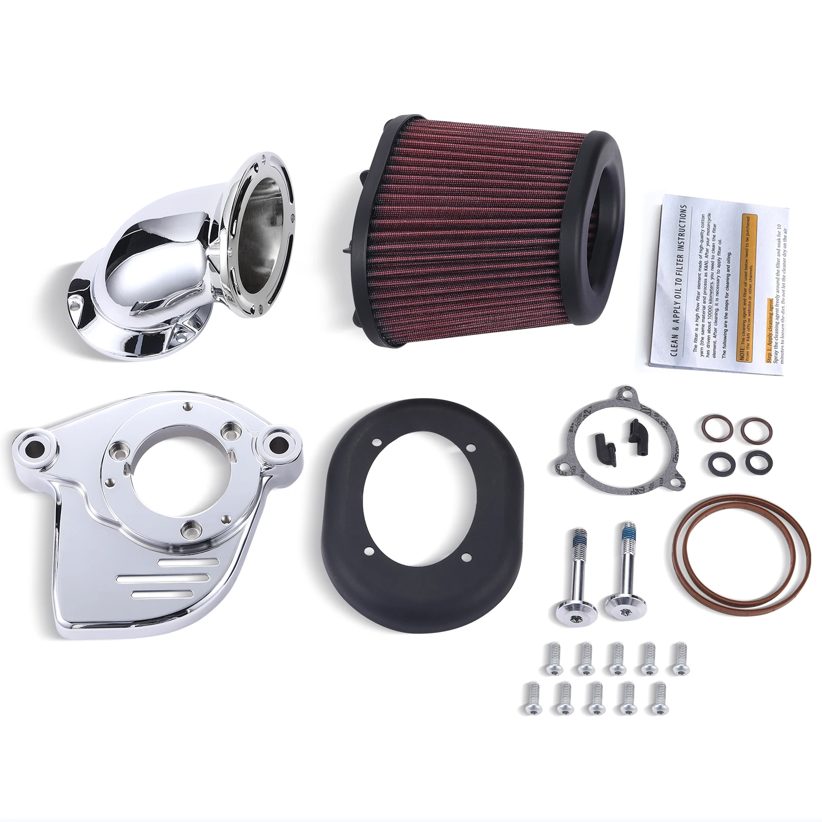 

High Flow Air Cleaner Intake System for Harley Touring & Softail M8 Models 2017-up