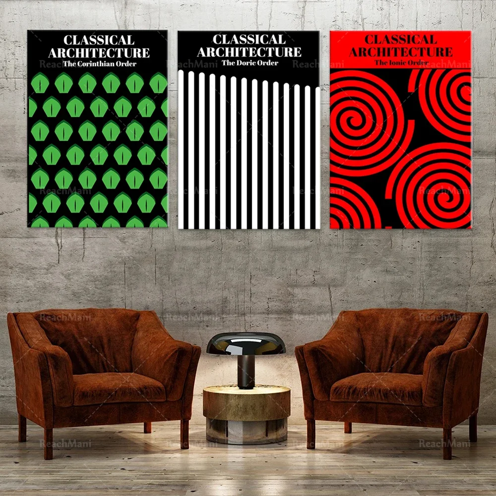 Classic Buildings Printable - Architectural Posters-Ancient Greece-Printable Wall Art-Architectural Posters