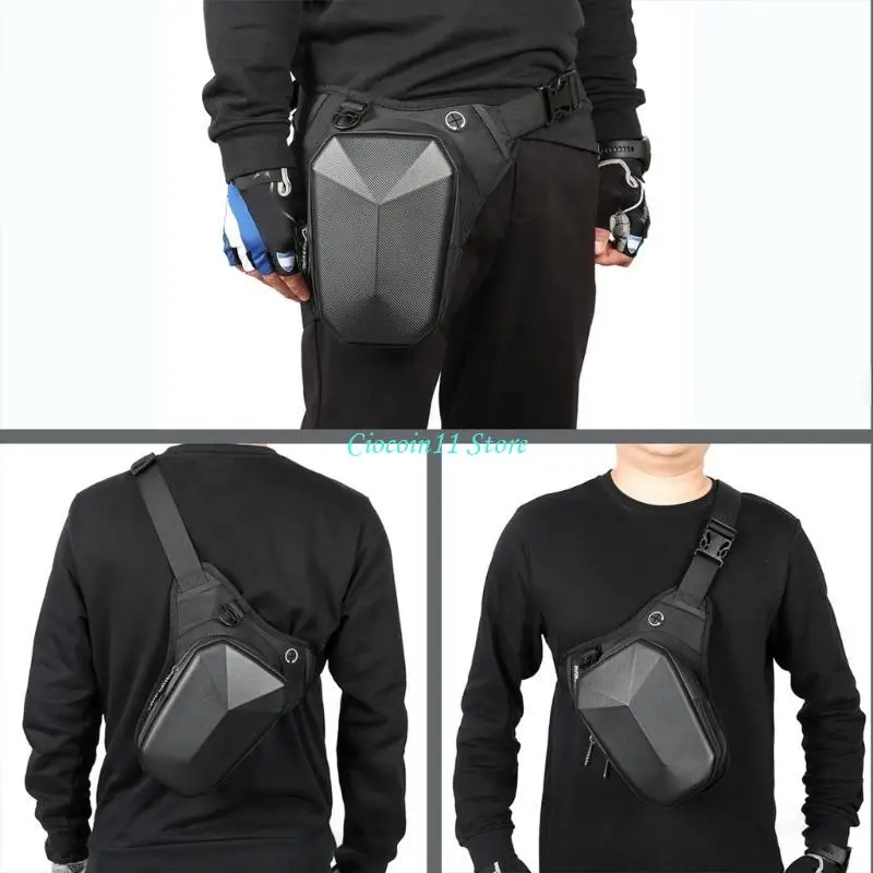 

Y1UB Waterproof Motorcycle Leg Bag Adjustable Thigh For Hiking Traveling Travel