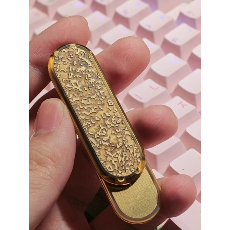 Metal Magnetic Slider Fidget Toy Portable EDC Stress Relief Pocket Gadget Adult Hand Play Sensory Decompression Toy