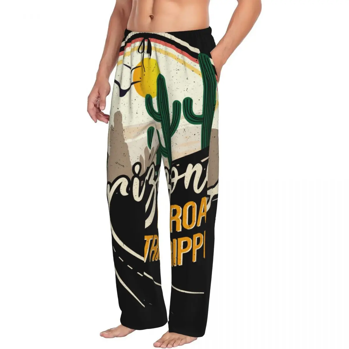 Tripper Cactus Slogan Desert Men Sleep Bottoms Male Lounge Trousers Men's Pajama Pants