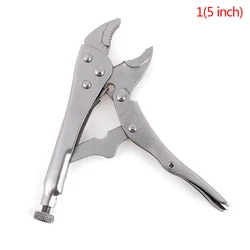 1PC 5 Inch 14cm Curved Jaw Locking Pliers Mini Locking Pliers For DIY Hand Repair Tools Quick Fixing Clamping Pliers