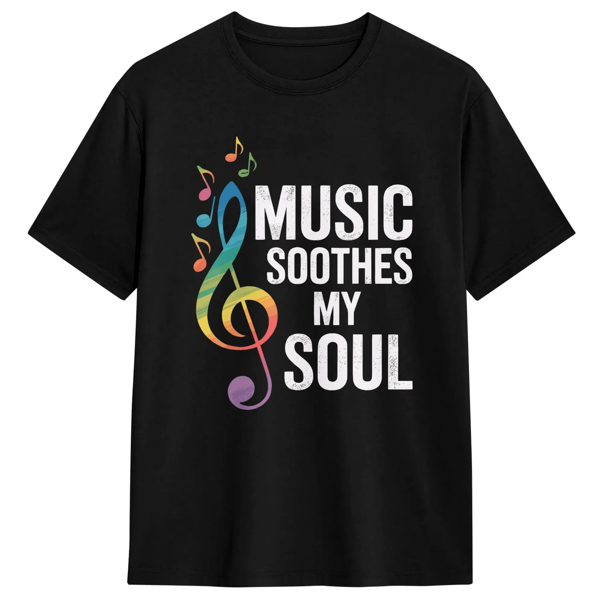 Music Soothes My Soul  T Shirt Men  Streetwear T-Shirts Summer O-Neck Popular Tee Shirt Cheap Oversized Tops
