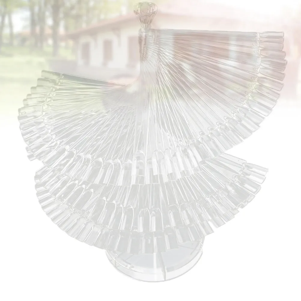 

Набор из 1 вращающейся подставки для маникюра из прочного пластика и металла для салонов красоты и розничных магазинов, привлекательный декор